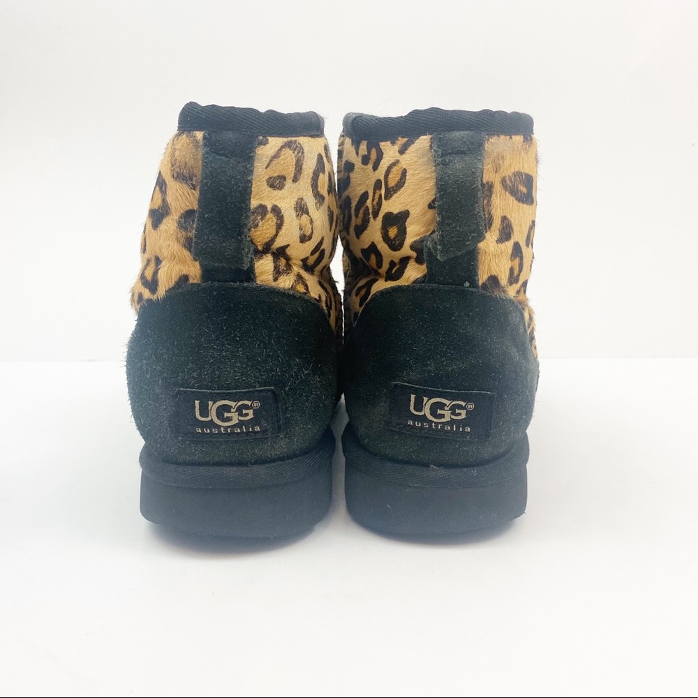 Ugg Classic Leopard Mini Boots Size 10 - Picture 4 of 8